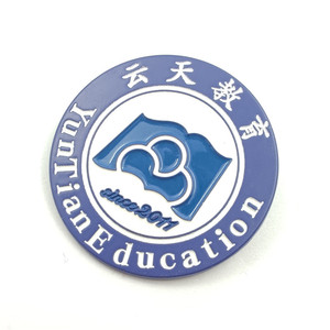 Custom Zinc Alloy Cartoon Anime <b>Badge</b> with <b>Enamel</b> Printing School & Company Brooch - Product Image 5