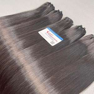 ผมทรงตรงจากกระดูกเวียดนามสีดำธรรมชาติคุณภาพสูงพร้อมส่งขนาด10-26นิ้วมีสินค้าในสต็อกตอนนี้ - Product Image 3