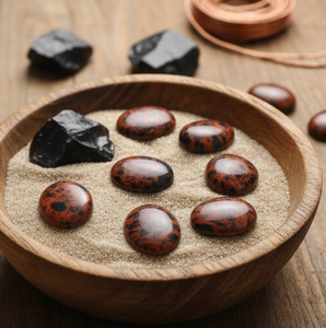 Atractivas Piedras Preciosas Sueltas de Obsidiana Caoba en Cabujón, Formas Mixtas con Acabado Pulido Liso, Ofrecidas a Precio de Mayoreo - Product Image 3