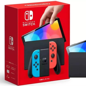 Nuevo Nintendo Switch OLED Original de 64 GB, Rojo Neón Industrial, Azul, Joy-Con OEM Personalizable, 1 Año de Garantía, Servicio de Ventas - Product Image 1