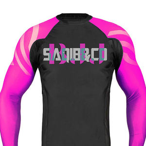 Camisetas de Rashguard para BJJ, Grappling, MMA, Jiu Jitsu, Sin Gi, Spandex/Poliéster, Personalizables, Unisex - Product Image 2