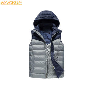 Precio al por mayor, precio barato, chaleco de algodón acolchado de invierno para hombres, chaleco acolchado, chaleco sin mangas - Product Image 4