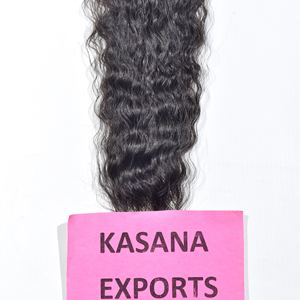 Extensiones de cabello humano ondulado de doble trama, máquina cruda India alineada con cutícula barata al por mayor, cierre 2*6 - Product Image 5