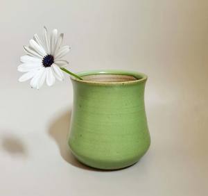 Pot de fleurs en céramique rustique émaillée avec plateau assorti, support de plantes décoratif d'intérieur durable - Product Image 5