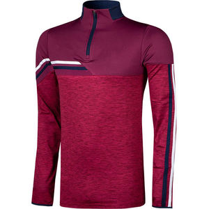 100% Polyester GAA Jersey Demi Zip Top Hurling Jacket Logo Personnalisé Impression Motif Solide Plus La Taille Tissage Tricoté - Product Image 3