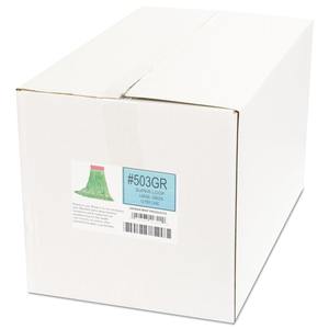Cabezal de Mopa Húmeda Grande de 5 Pulgadas, Color Verde, Marca Boardwalk, Super Loop, de Algodón/Fibra Sintética para Limpieza de Pisos (12/Caja) - Product Image 5