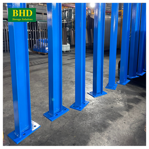 BHD Vietnam's Hot Selling HI Cantilever Racking Longitud personalizada Acero Vertical Azul-Naranja Almacén Stock Estantes y estantes apilables - Product Image 1