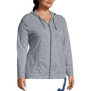Sudaderas con Capucha Extra Grandes para Mujer, Personalizadas al por Mayor, de Felpa Gruesa de 380 g/m², con Logotipo Frontal, Cierre de Cremallera Ecológico - Product Image 3