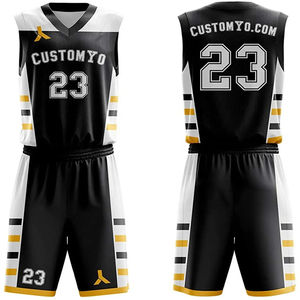 Uniformes de basket-ball personnalisés pour votre propre équipe Maillots de basket-ball imprimés par sublimation à séchage rapide Maillots de basket-ball pour jeunes pour hommes - Product Image 3