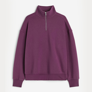 Sudadera para hombre adulto superventas, Color sólido, manga larga, secado rápido, cuarto de cremallera, manga completa, sudaderas de gran tamaño para hombre - Product Image 4