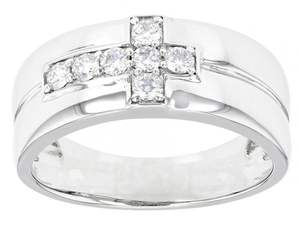 Anillo de Eternidad de Plata de Ley 925 con Moissanita – Joyería Unisex con Piedras Preciosas Sólidas - Product Image 4