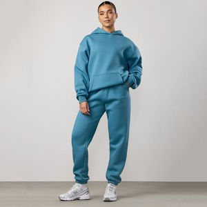 Conjunto de Jersey Estampado Transpirable de Invierno para Mujer, Ropa Unisex Personalizada al por Mayor, Pantalones Deportivos de Felpa de Talla Grande con Logotipo Personalizado - Product Image 1