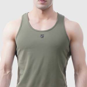 Men's Olive Energy Boost Tank <b>Top</b> - Product Image 5