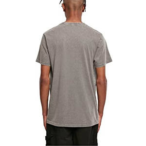 T-shirt vintage lavé à l'acide personnalisé pour hommes, poids lourd 250gsm 100% coton, épaule tombante, coupe oversize, séchage rapide, vente en gros - Product Image 4