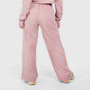 Plus Oversized 2 Piece Pink Cropped Hoodie Wide Leg Women Tracksuit Set Breathable And Relaxed Fit New Gym Sportswear <b>Jogger</b> Set - Product Image 5