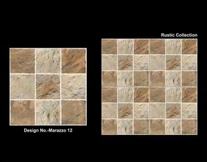 Azulejos de estacionamiento de porcelana satinada antideslizante de 400x400mm con acabado brillante duradero de bajo precio para patio - Product Image 2