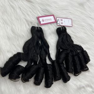 Extensiones de Cabello Natural Ondulado Profundo, 100% Virgen, con Clip, Cabello Humano Vietnamita para Mujeres Negras - Product Image 4