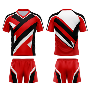 Ensemble d'uniformes de volley-ball personnalisés | Vêtements de sport respirants à séchage rapide | Kit d'entraînement d'équipe avec impression de logo personnalisée - Product Image 2