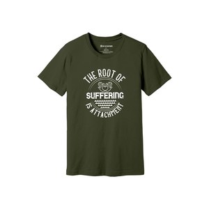 Camiseta informal de algodón 100% con impresión de temas de Buda en 3D, 12 opciones de color, 160-180, colocación de diseño personalizable GSM pesado - Product Image 2