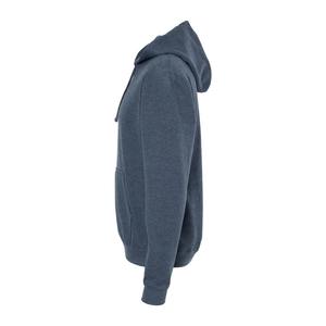 Venta caliente al por mayor Unisex negro de gran tamaño sudaderas con capucha de poliéster jersey en blanco listo para bordado - Product Image 4