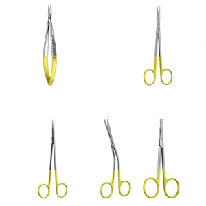 Ciseaux Castroviejo Tc Insert 14cm, Ciseaux chirurgicaux Joseph Tc Insert, Ciseaux chirurgicaux Foman Tc Insert 13cm 5'' entièrement courbés - Product Image 1