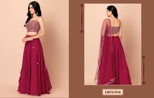 Georgette Designer Lehenga Choli Collection Full Catalog available at wholesale rate, premium collection at wholesale rate. - Product Image 3