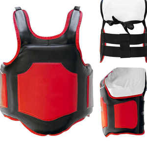 Chaleco de boxeo para adultos Pu y cuero de espuma Protector Chaleco de boxeo Taekwondo Karate Artes marciales Chaleco DE BOXEO - Product Image 6