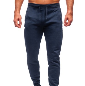 Wholesale <b>Men's</b> High Waist Sport <b>Joggers</b> Gym Pants Fashion Casual Cotton <b>Tapered</b> Sweatpants with Athletic Workout Track Style - Product Image 1