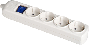 Multipresa bianca 3680W 4 prese senza fili 250V 16A (Solera 8004IL) - Product Image 1