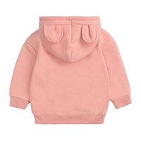 Sweat à capuche d'hiver pour tout-petits, 100% coton polaire, coupe-vent, avec oreilles d'ours, pull-over décontracté à manches longues pour bébés garçons et filles