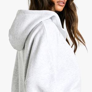 Sudadera Extra Grande con Hombros Caídos para Mujer, con Material Cómodo y Relajado para el Invierno, con Diseño de Logotipo Personalizado para Compradores al por Mayor - Product Image 5