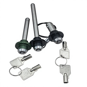Verrou de sécurité en acier inoxydable à dégagement rapide avec tête de type clé, assemblage sûr et rapide - Product Image 1