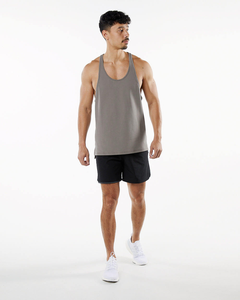 Camiseta sin mangas OEM para entrenamiento de hombre con tirantes debajo de la camisa, camiseta sin mangas para gimnasio para culturismo, camiseta para correr por diseño - Product Image 6