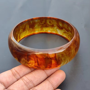 สร้อยข้อมือหยกแนววินเทจสำหรับผู้หญิงสร้อยข้อมือข้อความสีสันสดใสทันสมัย - Product Image 5