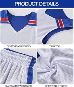 Uniforme de Baloncesto Reversible para Niños, Camiseta y Pantalones Cortos con Calcetines - Product Image 6