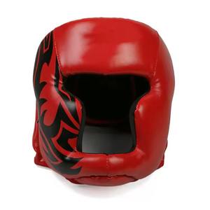 Kick Boxing Headguard/ Youth Boxing Headgear Venta caliente Mejor precio Boxeo Head Guard Open Face Sparring Head Guard - Product Image 1