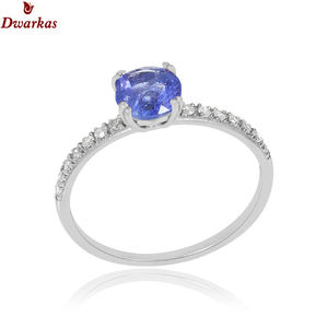 Joyería fina, anillos de alta calidad, piedra natural, Plata de Ley 925, piedra preciosa de tanzanita, anillo de piedra múltiple CZ para joyería de mujer - Product Image 1