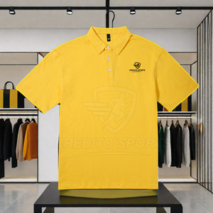Polo homme en coton de haute qualité, logo personnalisé, manches courtes, vêtements décontractés, polo homme de qualité supérieure - Product Image 3