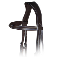 Bridon de saut en cuir de qualité supérieure innovant, design attrayant, bande frontale rembourrée surélevée, personnalisable