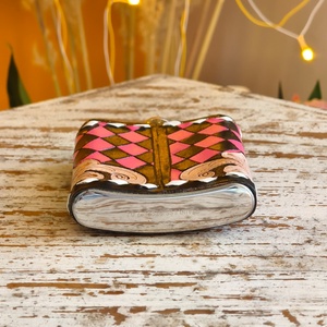 Petaca de Acero Inoxidable con Diseño Floral de Lujo Moderno, Funda de Cuero, Ecológica, a Prueba de Fugas, Portátil, para Vino o Whisky - Product Image 2