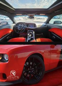 Dodge Challenger Coupé Bicolore Rosso e Nero, Cerchi da 20 Pollici, Fari Alogeni, Sedili in Pelle, Aria Condizionata Automatica, Sedile Elettrico del Conducente - Product Image 2