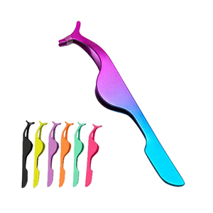 Meilleur applicateur et pince à épiler de faux cils en acier inoxydable de qualité supérieure outil de cils de marque privée - Product Image 2