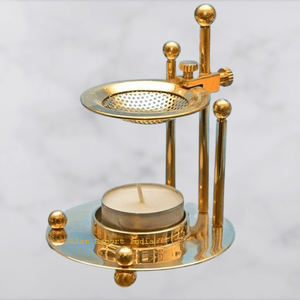 Quemador de incienso ajustable de latón de la mejor calidad, perilla de latón pulido brillante para el Hogar, Restaurantes, habitación, Fragancia - Product Image 1