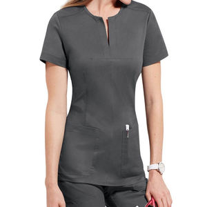 Uniforme de hospital de material de rayón de LICRA de poliéster de alta calidad, traje de mujer con color personalizado disponible para hospital - Product Image 2