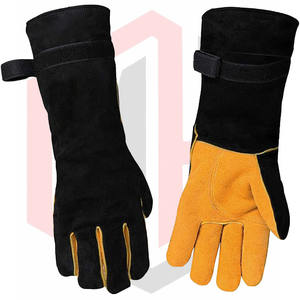 Gants en cuir de soudage TIG de qualité supérieure résistants à la chaleur, légers, meilleurs matériaux naturels pour la conception de logos, gants en cuir de vachette - Product Image 1