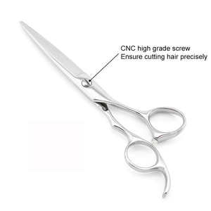 Ciseaux de coupe de cheveux de barbier de bord de rasoir professionnel ciseaux de Salon en acier inoxydable cisailles Premium coupe de cheveux - Product Image 3