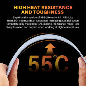 Resina Fotopolímera Tipo ABS ELEGOO V3.0+ para Impresora 3D, Filamento Plástico 1KG/2KG, Servicio de Moldeo - Product Image 5