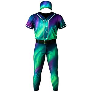 Uniforme de baseball de qualité supérieure du fabricant Matériau respirant durable Options de taille plus pour les sports de plein air - Product Image 1