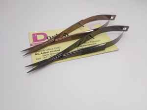 Ciseaux à sourcils professionnels manucure printemps Action broderie ciseaux tranchant russe cuticule Micro ciseaux pour la coupe des sourcils - Product Image 4