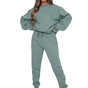 Gran oferta, chándales de lana de 2 piezas, chándal para hombre, entrenamiento, gimnasio, Fitness, prendas de vestir exteriores de trabajo, chándales holgados apilados delgados en blanco - Product Image 4